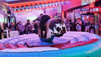 mechanical bull riding October 27th 2023 in Benidorm ♥️♥️♉ #4