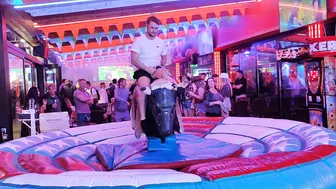 mechanical bull riding October 27th 2023 in Benidorm ♥️♥️♉ #6