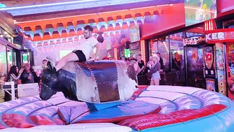 mechanical bull riding October 27th 2023 in Benidorm ♥️♥️♉ #8