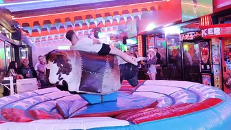 mechanical bull riding October 27th 2023 in Benidorm ♥️♥️♉ #9