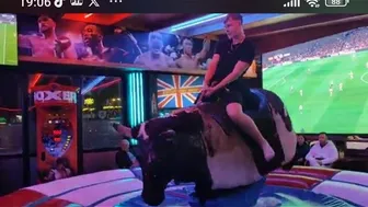 mechanical bull riding midnight 25th February 2024 in Benidorm #1