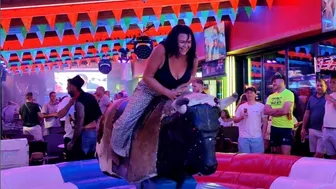 watch out mechanical bull riding October 1st 2023 in Benidorm ????