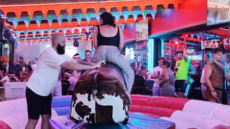 watch out mechanical bull riding October 1st 2023 in Benidorm ♥️♥️ #2