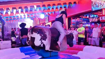 watch out mechanical bull riding October 1st 2023 in Benidorm ♥️♥️ #3