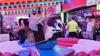 watch out mechanical bull riding October 1st 2023 in Benidorm ♥️♥️ #4