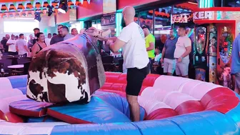 watch out mechanical bull riding October 1st 2023 in Benidorm ♥️♥️ #6