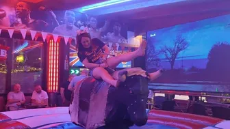 Mechanical bull riding January 8th 2024 in benidorm ♉