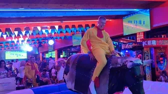 Amaing mechanical bull riding December 8th 2023 ????