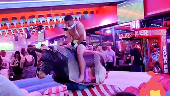 waoo! you need to watch this lady bull riding in August 4th 2023 in benidorm #10