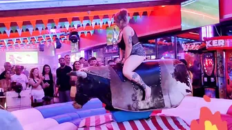 waoo! you need to watch this lady bull riding in August 4th 2023 in benidorm #4