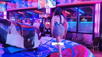 excellent mechanical bull riding February 29th 2024 in Benidorm ♥️♥️♥️♥️ ♉ #4