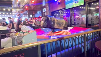 Mechanical bull riding May 8th 2024 in Benidorm Spain ♥️♥️♥️♥️ #10