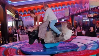 Mechanical bull riding November 16th 2023 in Benidorm ????