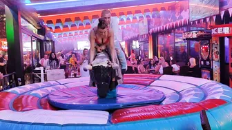 Mechanical bull riding November 16th 2023 in Benidorm ♥️♥️ #3