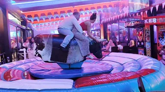 Mechanical bull riding November 16th 2023 in Benidorm ♥️♥️ #5