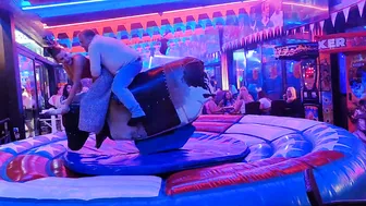 Mechanical bull riding November 16th 2023 in Benidorm ♥️♥️ #6