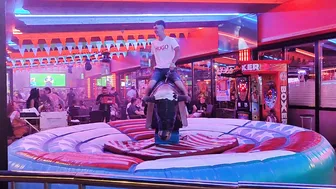 Mechanical bull riding January 26th 2024 ♥️♥️ #2