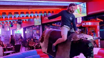 can he ride the bull? August 16th 2023 in Benidorm #1