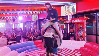 can he ride the bull? August 16th 2023 in Benidorm #3