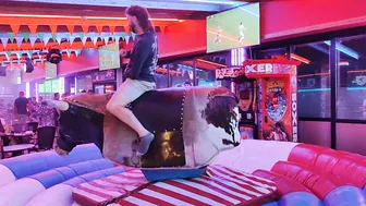 can he ride the bull? August 16th 2023 in Benidorm #6