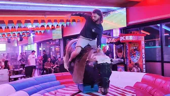 can he ride the bull? August 16th 2023 in Benidorm #9