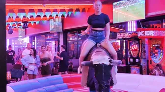 Whaoo ! Mechanical Bull Ridding 3rd of Augost 2023 in Benidorm ♥️♥️ #10