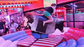 Whaoo ! Mechanical Bull Ridding 3rd of Augost 2023 in Benidorm ♥️♥️ #4