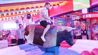 Mechanical bull riding December 9th 2023♥️♥️♥️♥️♥️♥️ #4