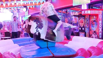 Mechanical bull riding December 9th 2023♥️♥️♥️♥️♥️♥️ #6