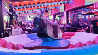 laugh with me in this bull riding October 7th 2023 in Benidorm ♉ #10