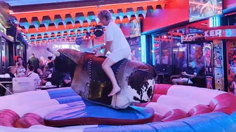 laugh with me in this bull riding October 7th 2023 in Benidorm ♉ #4