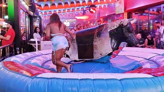 excellent weekend mechanical bull riding October 21st 2923 in Benidorm ♥️♥️ #10