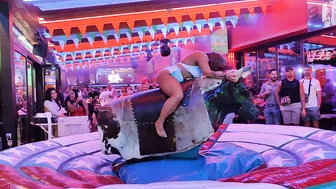 excellent weekend mechanical bull riding October 21st 2923 in Benidorm ♥️♥️ #2