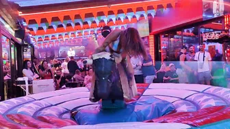 excellent weekend mechanical bull riding October 21st 2923 in Benidorm ♥️♥️ #3