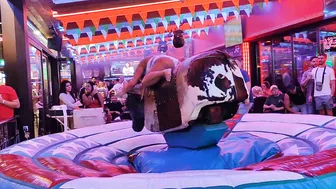 excellent weekend mechanical bull riding October 21st 2923 in Benidorm ♥️♥️ #6