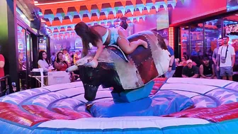 excellent weekend mechanical bull riding October 21st 2923 in Benidorm ♥️♥️ #7