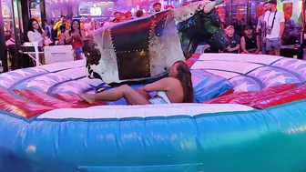 excellent weekend mechanical bull riding October 21st 2923 in Benidorm ♥️♥️ #8