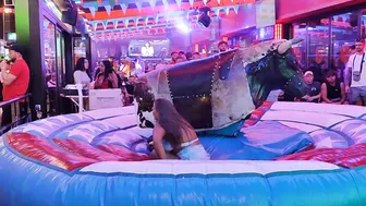 excellent weekend mechanical bull riding October 21st 2923 in Benidorm ♥️♥️ #9