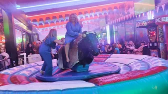 Amazing mechanical bull riding November 23rd 2023 in Valencia #2