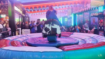 Amazing mechanical bull riding November 23rd 2023 in Valencia #4