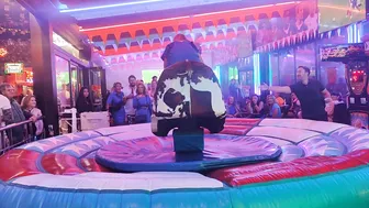 Amazing mechanical bull riding November 23rd 2023 in Valencia #6