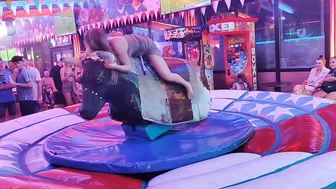 excellent mechanical bull riding November 25th 2023 in Benidorm ♥️♥️ #10