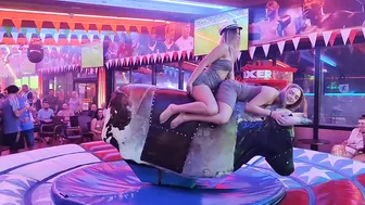 excellent mechanical bull riding November 25th 2023 in Benidorm ♥️♥️ #4