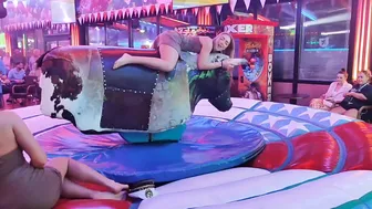 excellent mechanical bull riding November 25th 2023 in Benidorm ♥️♥️ #6