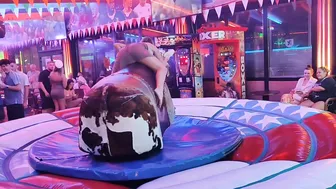 excellent mechanical bull riding November 25th 2023 in Benidorm ♥️♥️ #9