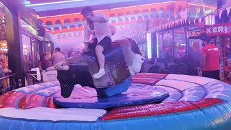 Mechanical bull riding December 9th 2023 in Benidorm #10