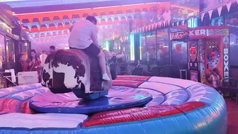 Mechanical bull riding December 9th 2023 in Benidorm #6