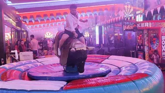 Mechanical bull riding December 9th 2023 in Benidorm #8