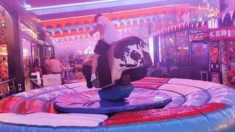 Mechanical bull riding December 9th 2023 in Benidorm #9