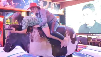 Mechanical bull riding 28th February 2024 in Benidorm #3